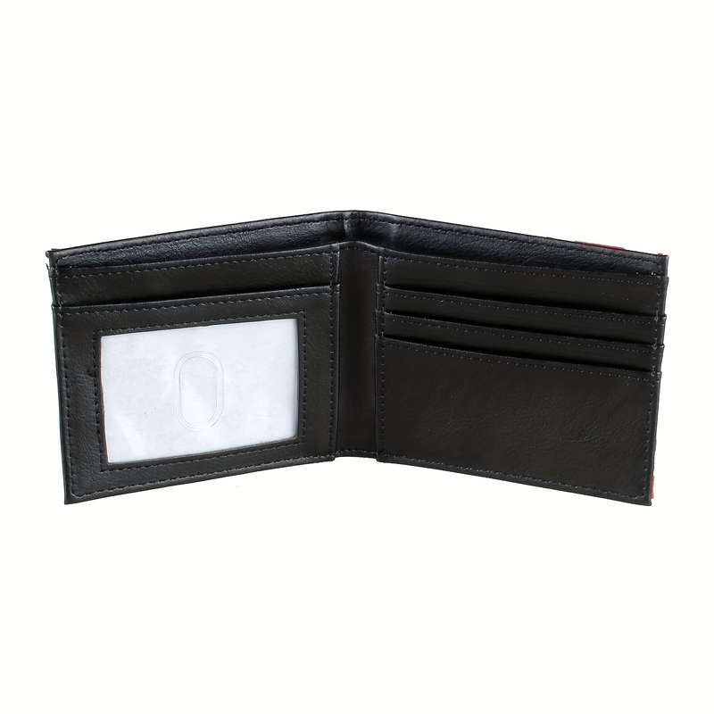 1pc INWEIAI Halloween-Themed Men's WalletHigh-Quality Faux Leather Street Style Non-Washable