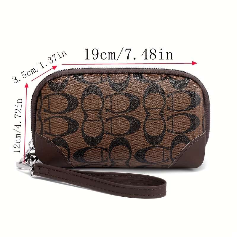 1pc 2025 New Fashion Women'S High-End Long Wallet Minimalist Design Black Apricot Coffee Light Br
