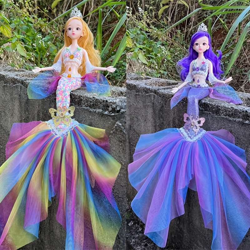 Toy Dolls Items 2pcs purple Add pink