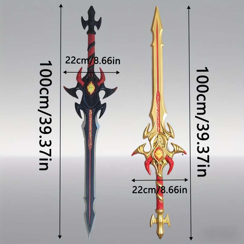 Toy Weapons Color Golden Material Monocular Sword