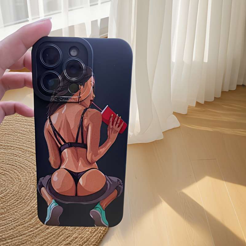 1Pc Black For iPhone 7 Plus 8 Plus Phone Case Phone Cover