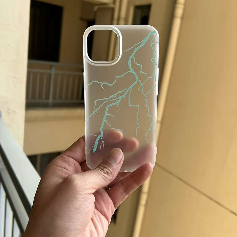 1Pc Green For iPhone 15 Phone Case Phone Cover