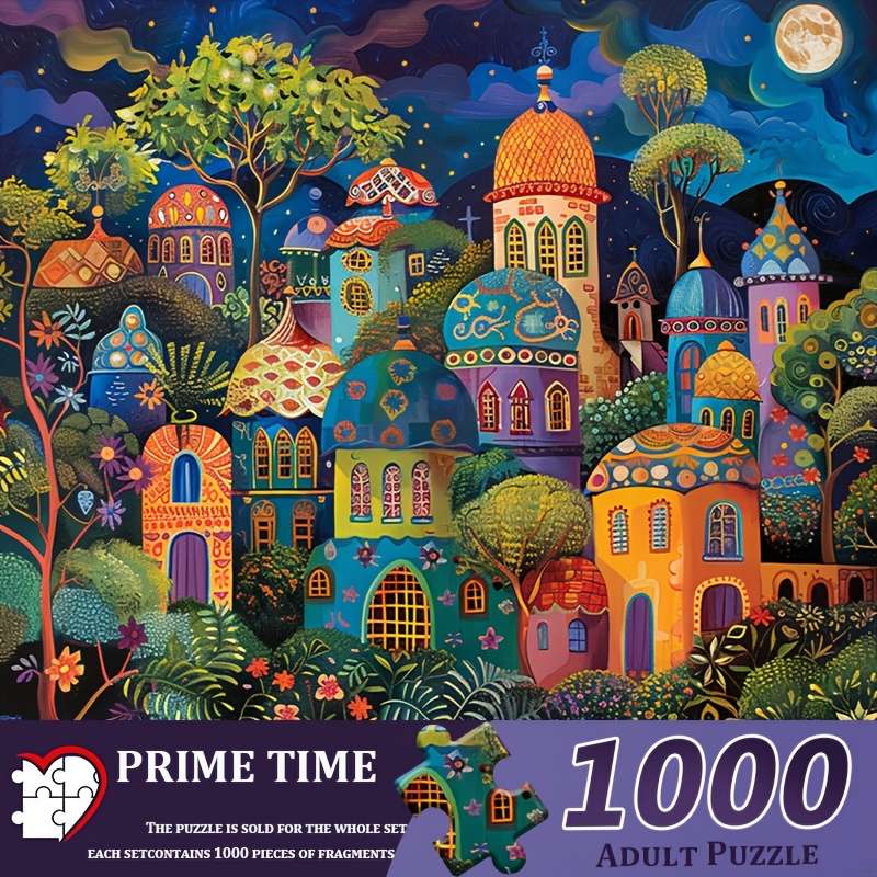 1000pcs Puzzle Fun Family Game Durable Adult Puzzle Suitable for Home Living Room