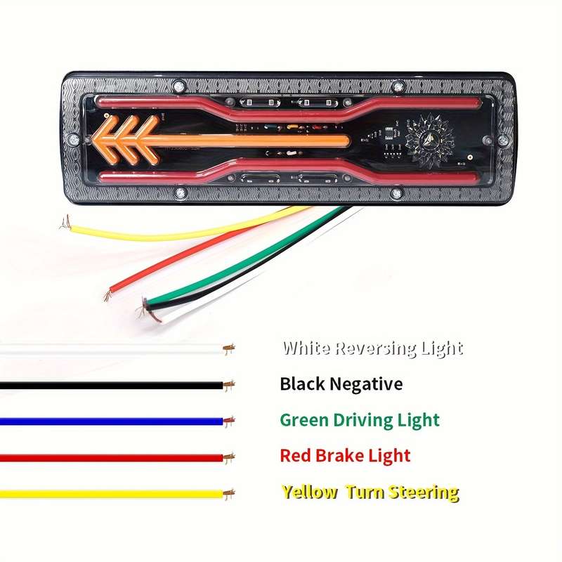 2pcs CNSUNNYLIGHTS LED Car Tail Lights High Brightness Multi-Purpose for Trucks T