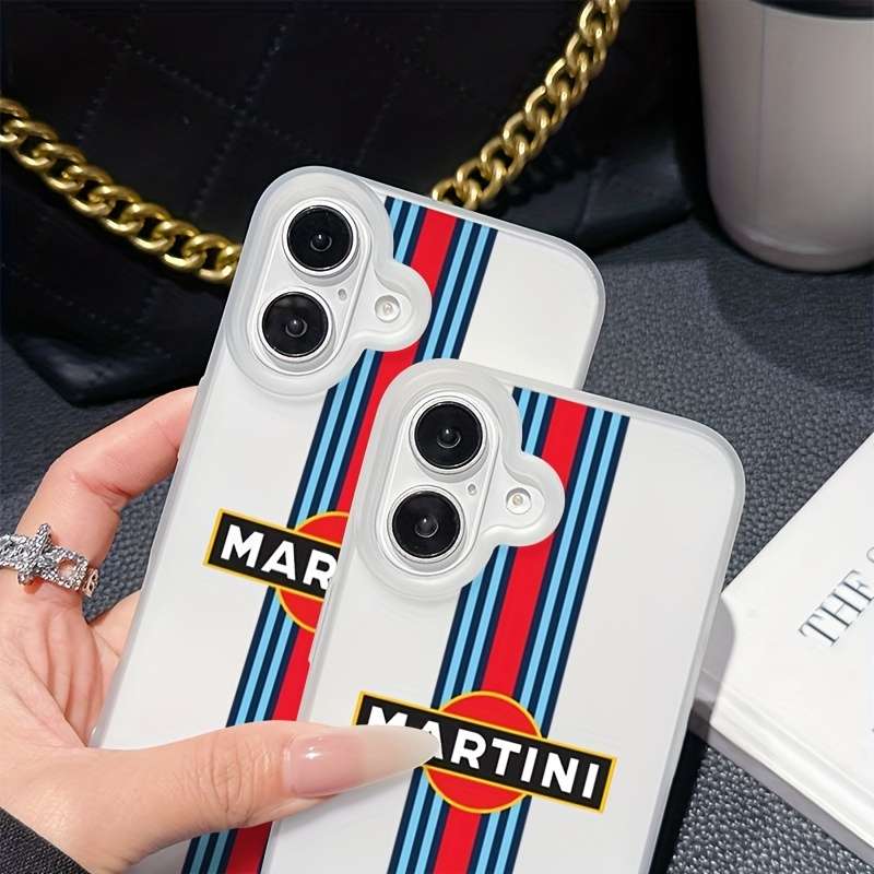 1Pc Mixed Color For iPhone 13 Mini Racing Car Pattern Phone Case