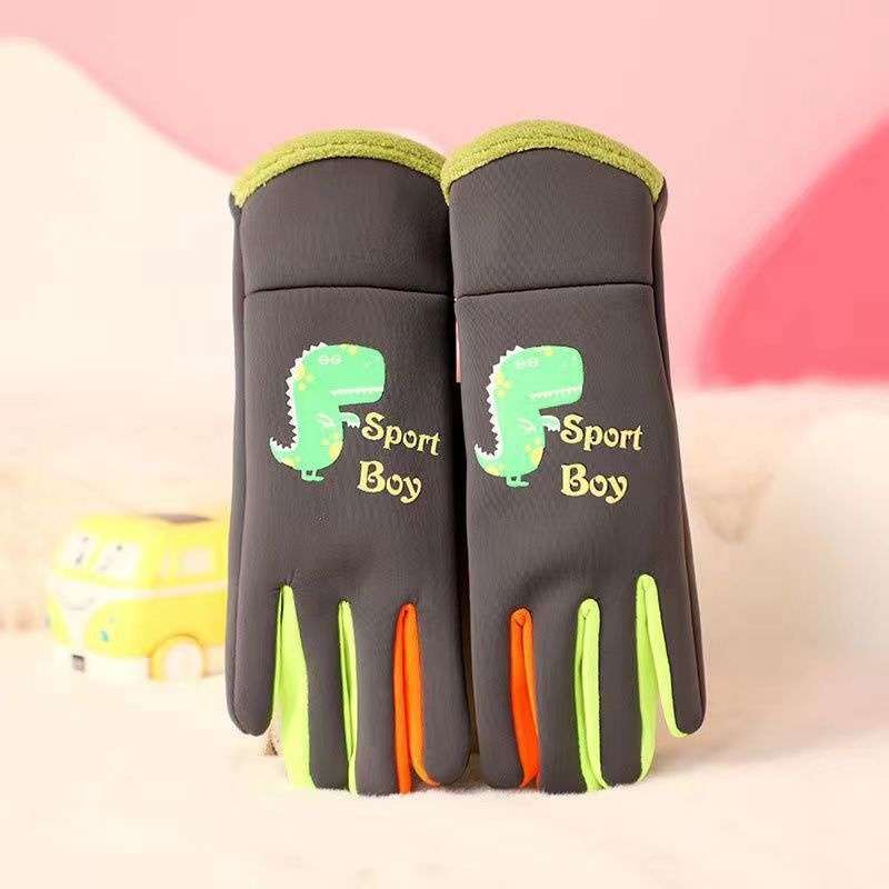Winter Gloves Color Light Grey Applicable People M   3 To 7Y