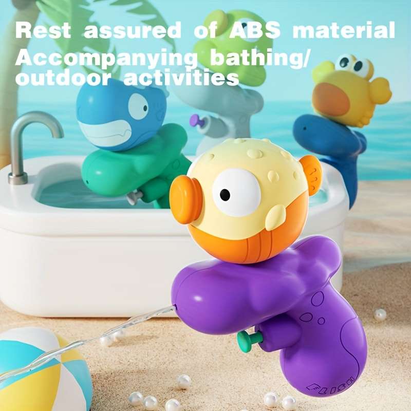 Toy Guns Color Shark Small Water Gun  Random 2 Colors] Opp Bag Packaged