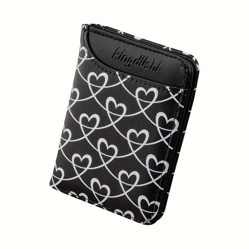 1pc Baweisibinli Women's Sweet Style Mini WalletMint Green Beige Heart Print Compact Double-F