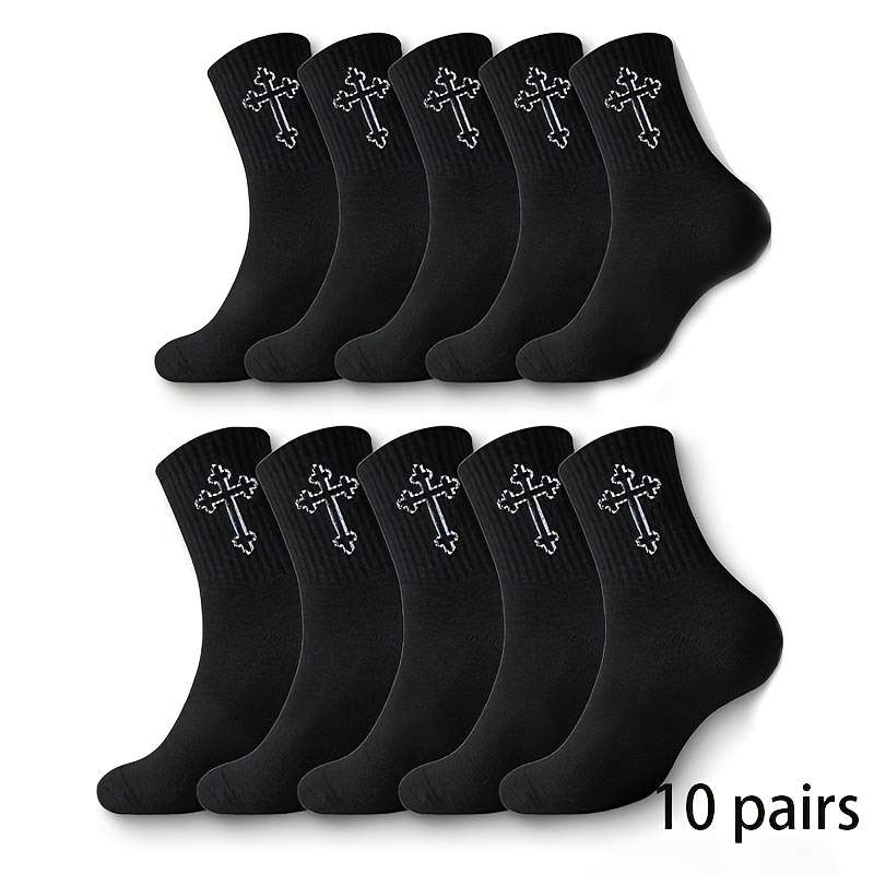 10 Pairs Random ColorsOne Size High Elastic Socks