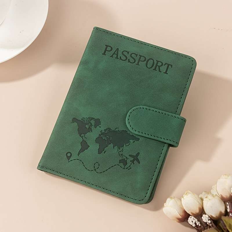 1pc 2-in-1 RFID Travel Wallet RFID Multifunctional Travel Passport Book 1 Banknote Slot 2 SIM C