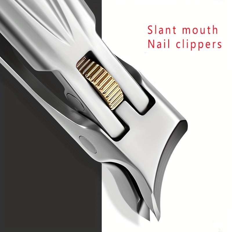 1pc Stainless Steel Nail Clippers with Precision Slant Edge Sharp Durable for Thick  Ingrow