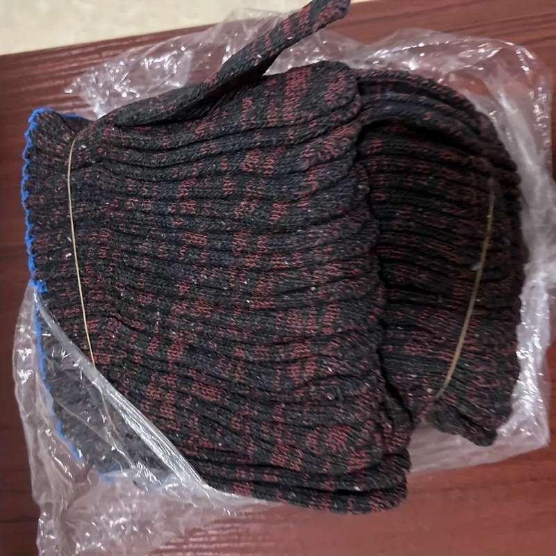 10 Pairs Red Black Red Multi Purpose Work Gloves