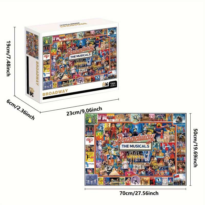 1000 Piece Mini Paper Jigsaw Puzzle
