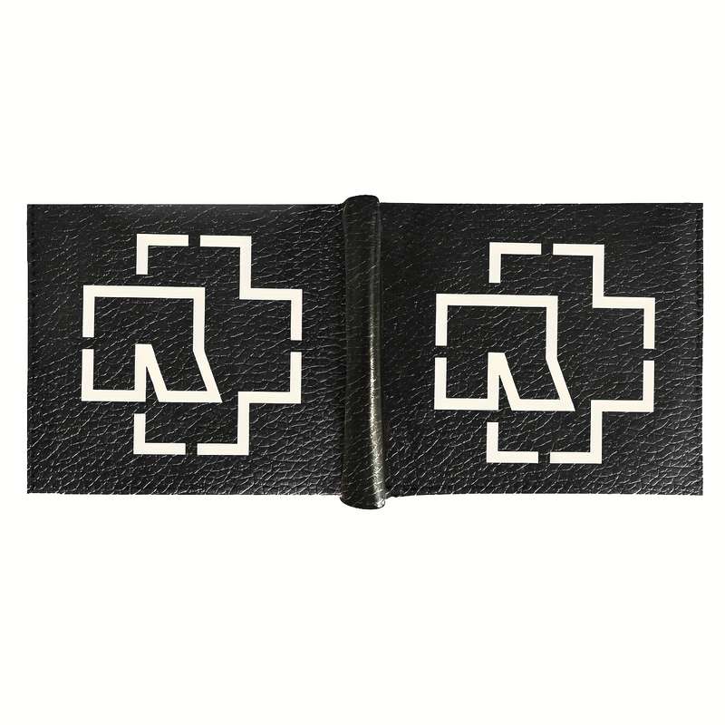 1pc Rammstein-Inspired Graphic Men'S Bifold WalletMultifunctional Coin Purse with Card Holde