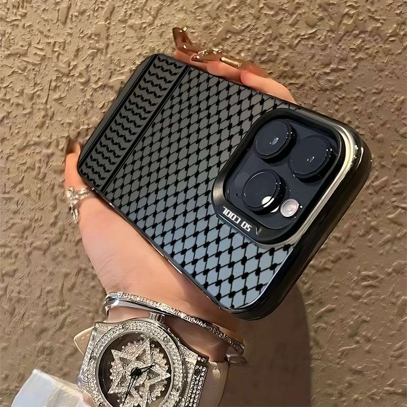1Pc Mixed Color  For iPhone 12 Mini Arabian Scarf Design Phone Case