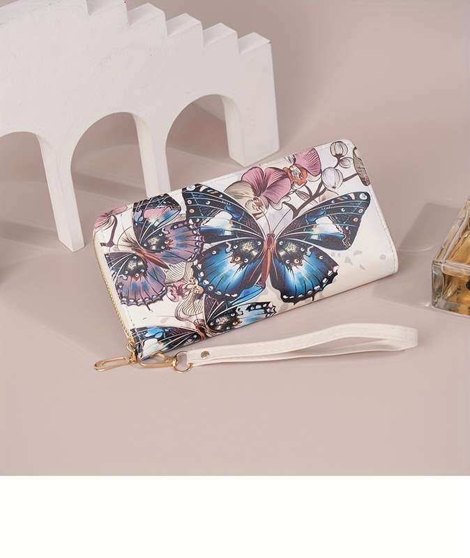 1pc Long Wallet Wallet 2024 New small fresh classic Women's purse Fashion zipper large capacity clu