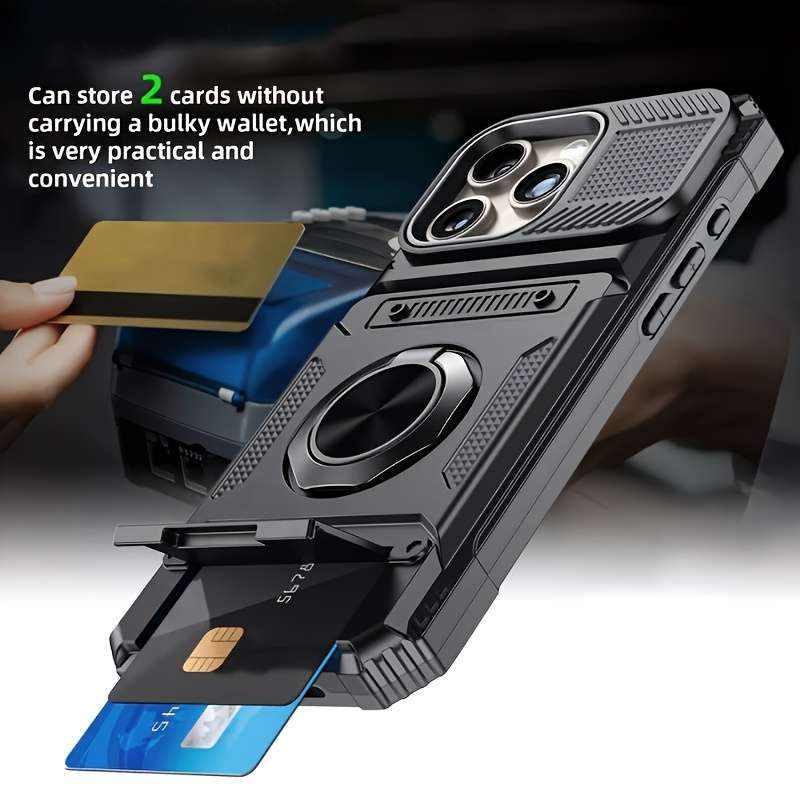 1Pc Blue For iPhone 13 Pro Max Heavy Duty Shockproof Phone Case