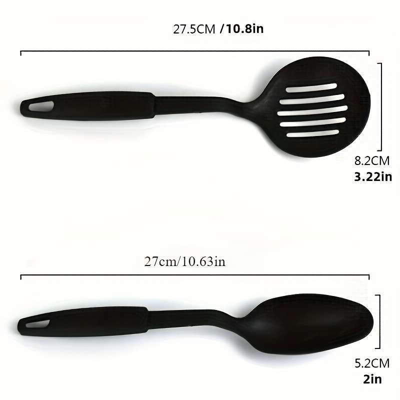 6pcs Set Kitchen Utensils Durable Cooking Tools Including a Ladle Solid And Slotted Spoons a