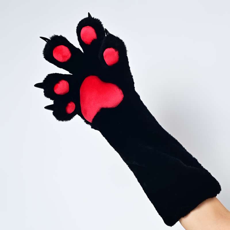 Winter Gloves Color Black
