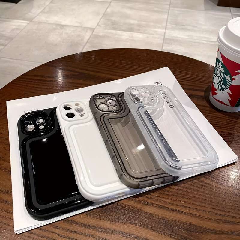 1Pc White For iPhone 13 Pro Phone Case Phone Cover