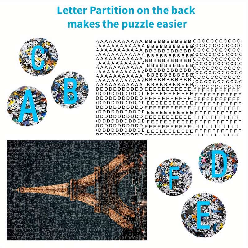 1000 Piece Paper Jigsaw Puzzle For Adults