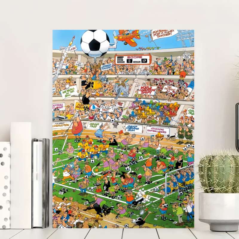 1000pcs Football Jigsaw Puzzle for Adults Size 50Cmx70Cm 19.7Inx27.5In