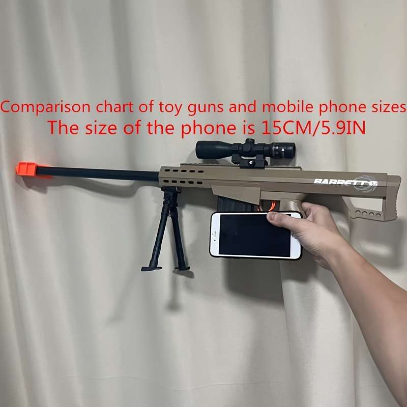 Toy Guns Color Children'S Barrett Soft Bullet Gun  Sand Color