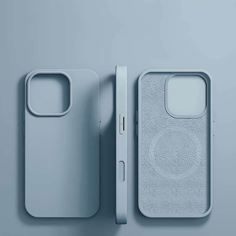 1Pc Light Blue For iPhone 16 Pro Phone Case Phone Cover