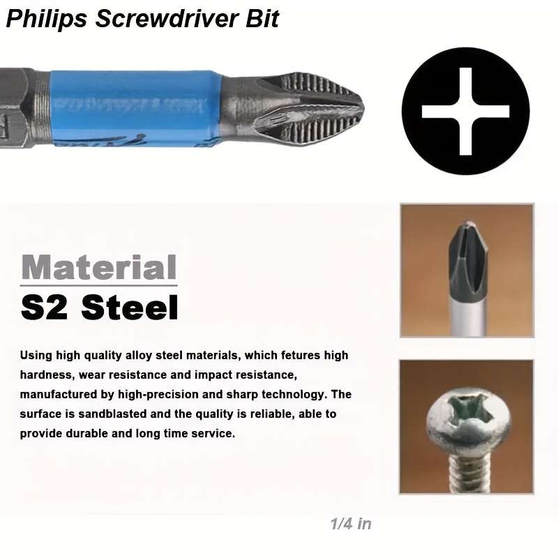 Screwdriver Bit Tool Set Quantity 6 Pieces In A Set