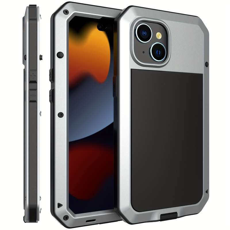 1Pc Light Grey For iPhone 16 Phone Case Phone Cover