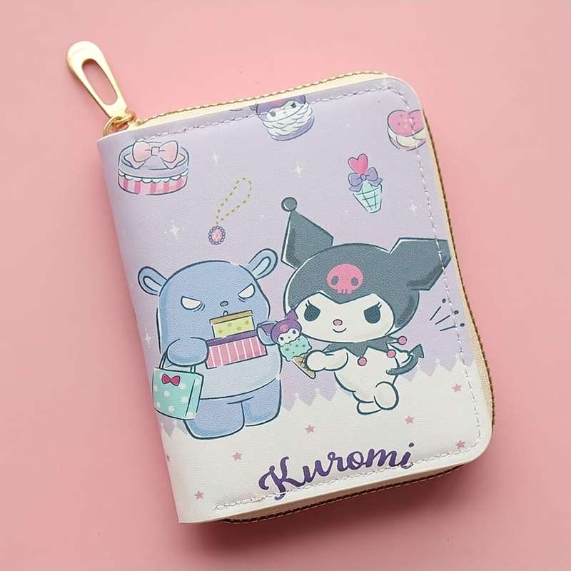1pc Sanrio Wallet Cute Fashionable Bag for Kuromi My Melody Purse for Women Perfect Gift for Chr