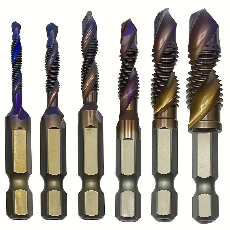 Screwdriver Bit Tool Set Color 6Pcs Purple