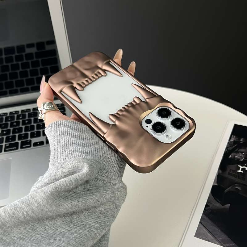 1Pc Silvery For iPhone 16 Pro Max Phone Case Phone Cover