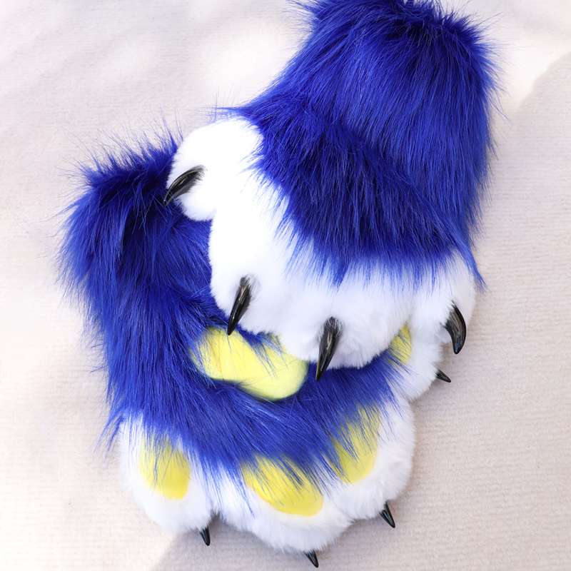 Winter Gloves Color Blue