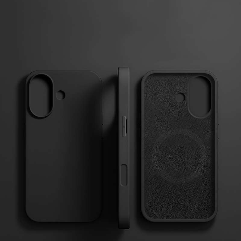 1Pc Black For iPhone 16 Phone Case Phone Cover