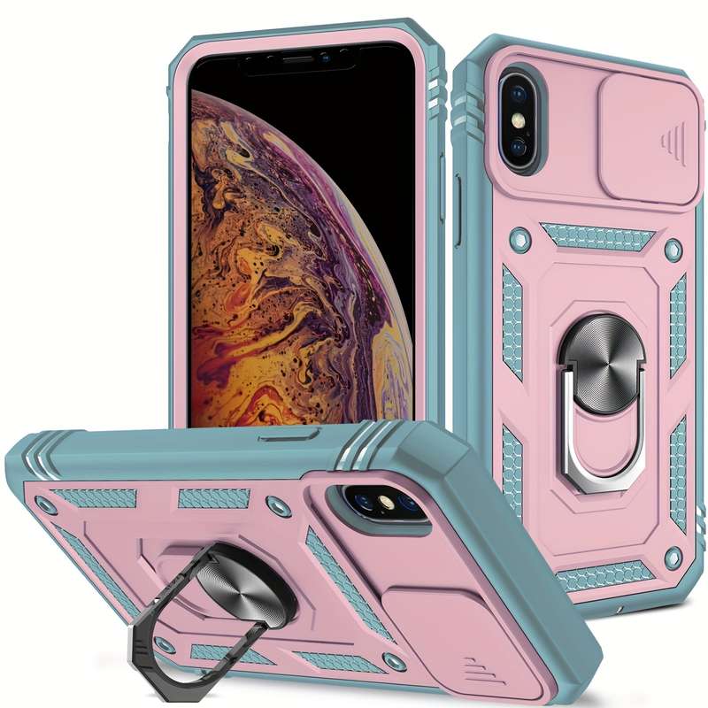 1Pc Pink Red Color For iPhone Xr Phone Case Phone Cover