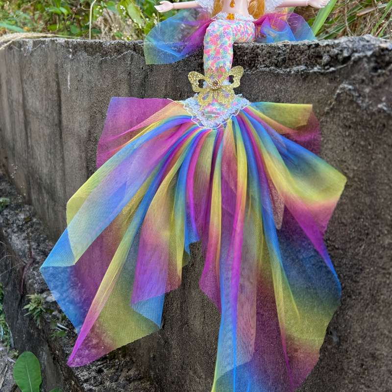 Toy Dolls Items 2pcs purple Add pink