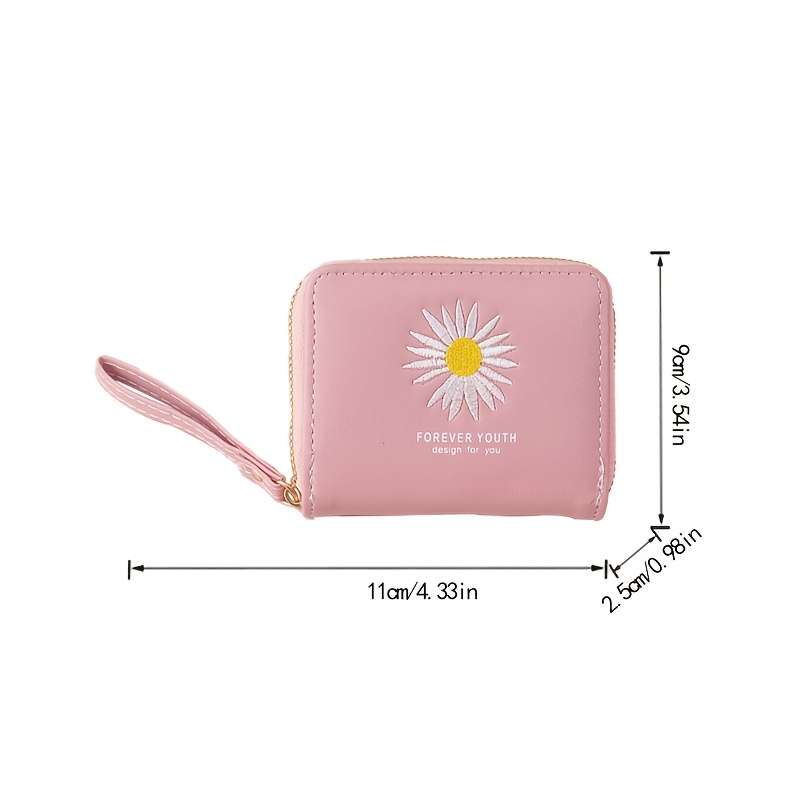 1pc Women's Coin Wallet 2025 New Embossed Large Capacity Bank Card ID Card Holder Fashionable Multi