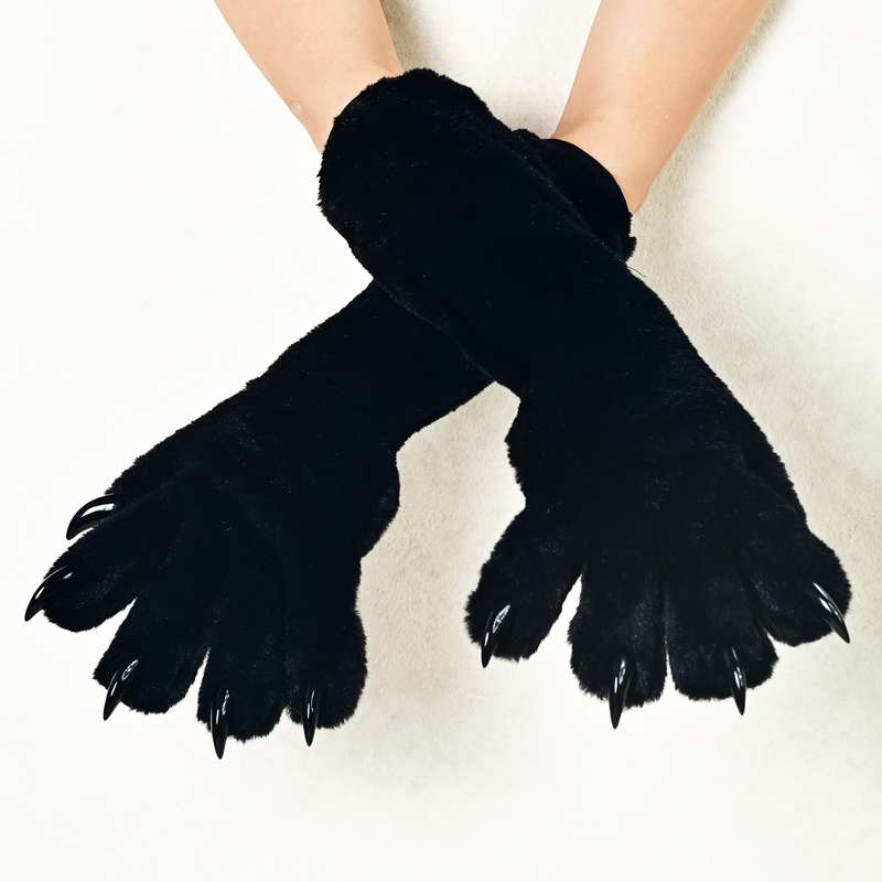 Winter Gloves Color Black