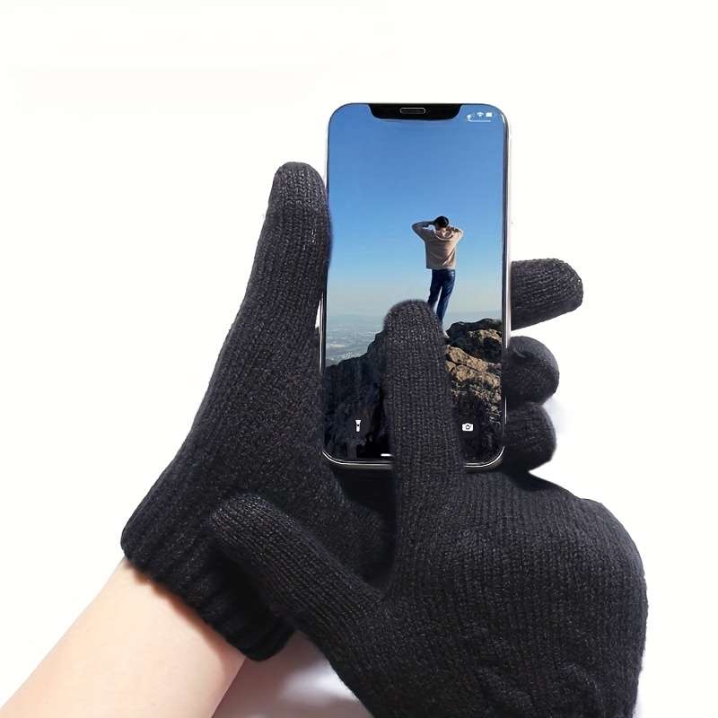 Winter Gloves Color Blue