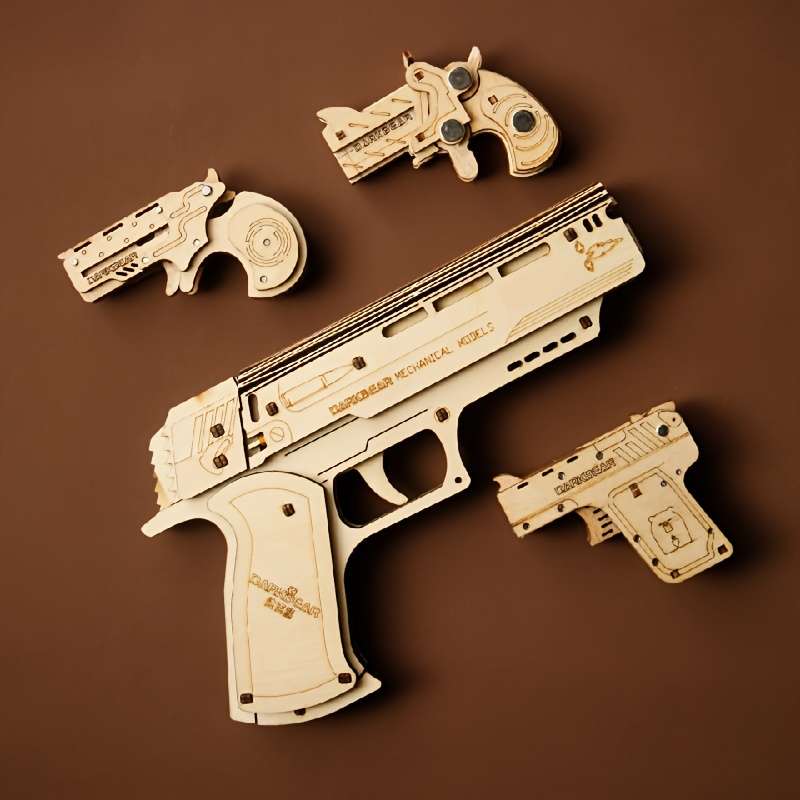 Toy Guns Model Desert Bird Five Shot Gun  Gift Box