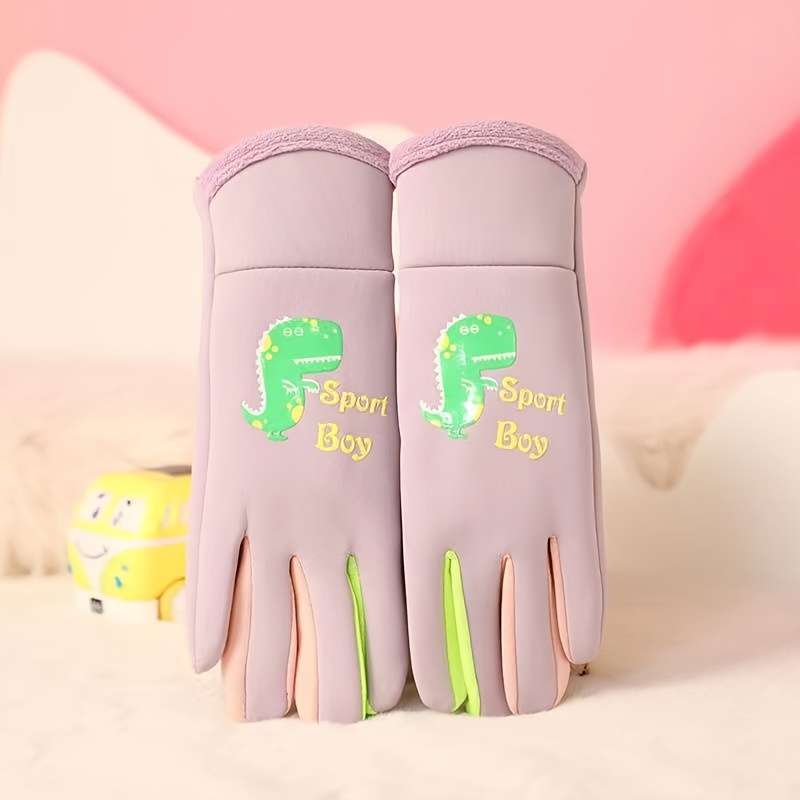 Winter Gloves Color Light Grey Applicable People M   3 To 7Y