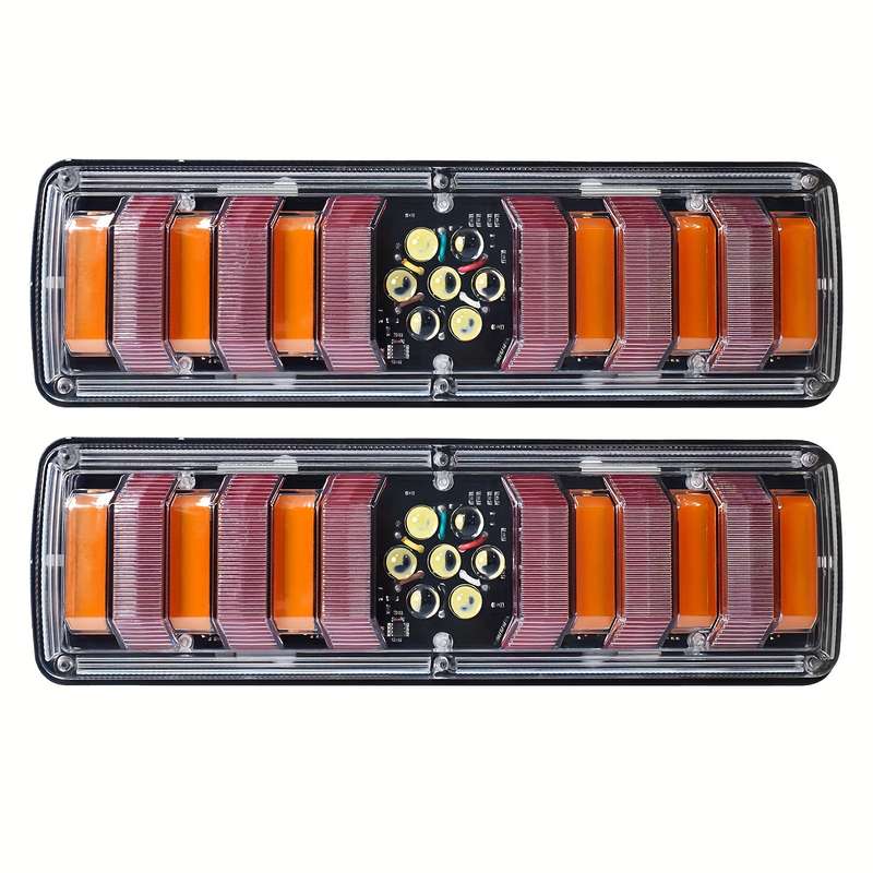 2pcs Multi Purpose LED Car Bulb High Bright Truck Tail Lights Truck Trailer RV Rear B