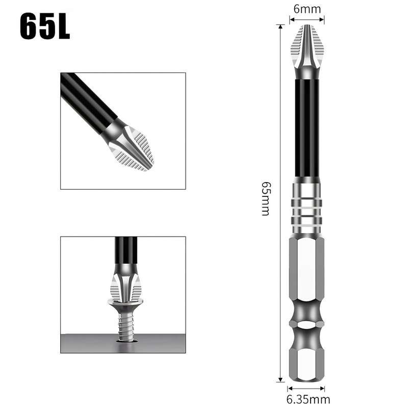 Screwdriver Bit Tool Set Model 65L
