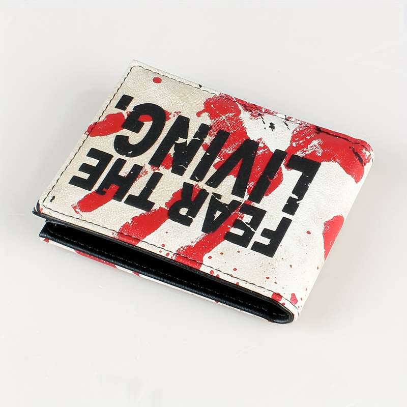 1pc INWEIAI Halloween-Themed Men's WalletHigh-Quality Faux Leather Street Style Non-Washable