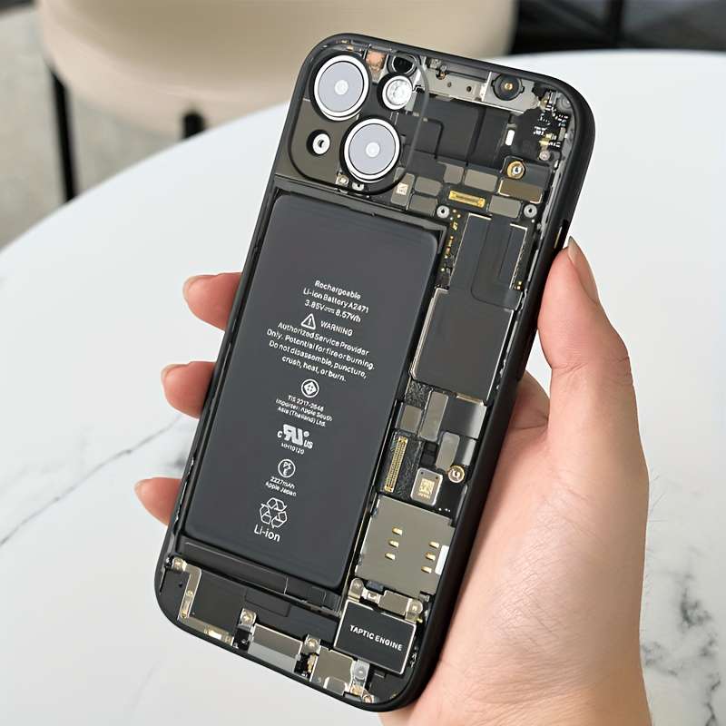 1Pc Black For iPhone 13 Pro Phone Case Phone Cover