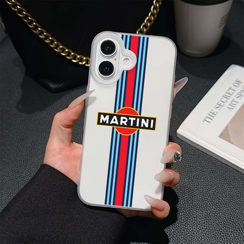 1Pc Mixed Color For iPhone 13 Mini Racing Car Pattern Phone Case