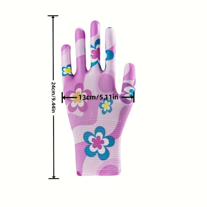 Work Gloves Items Thick Coating One Size Quantity 6Pcs 3Pairs