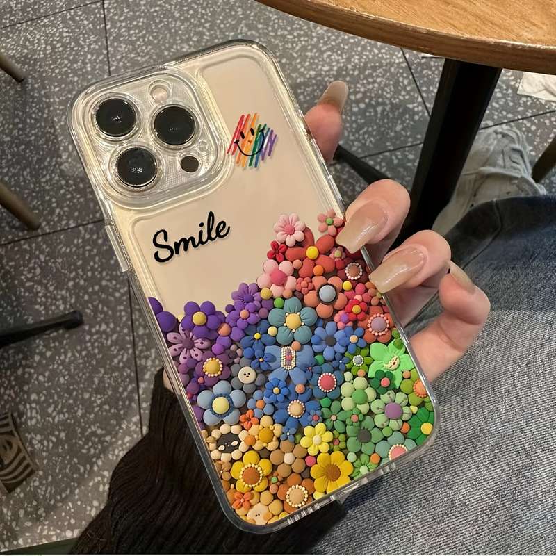 1Pc Transparent For iPhone 14 Plus Phone Case Phone Cover