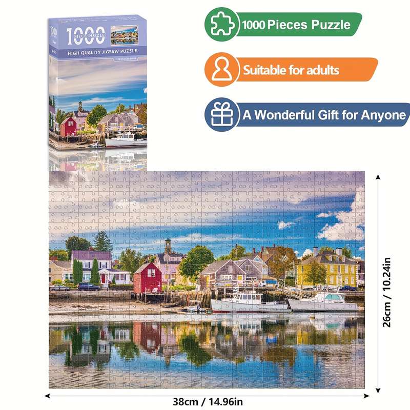 1000 Piece Paper Jigsaw Puzzle For Adultst Size 38x26cm 14.69x10.24in Home Decoration
